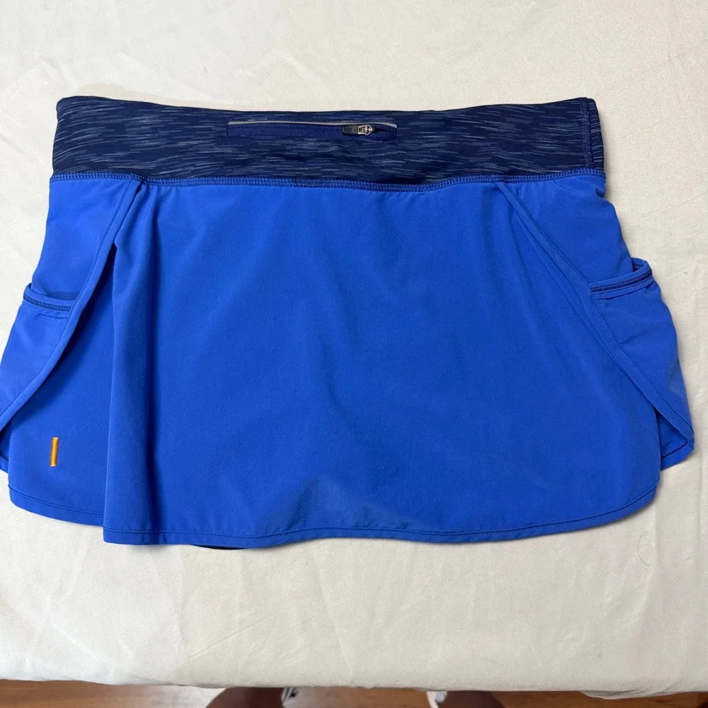 Lucy Tech Blue Athletic Skort Skirt Shorts Tennis Golf Workout Womens S‎ P 3.5